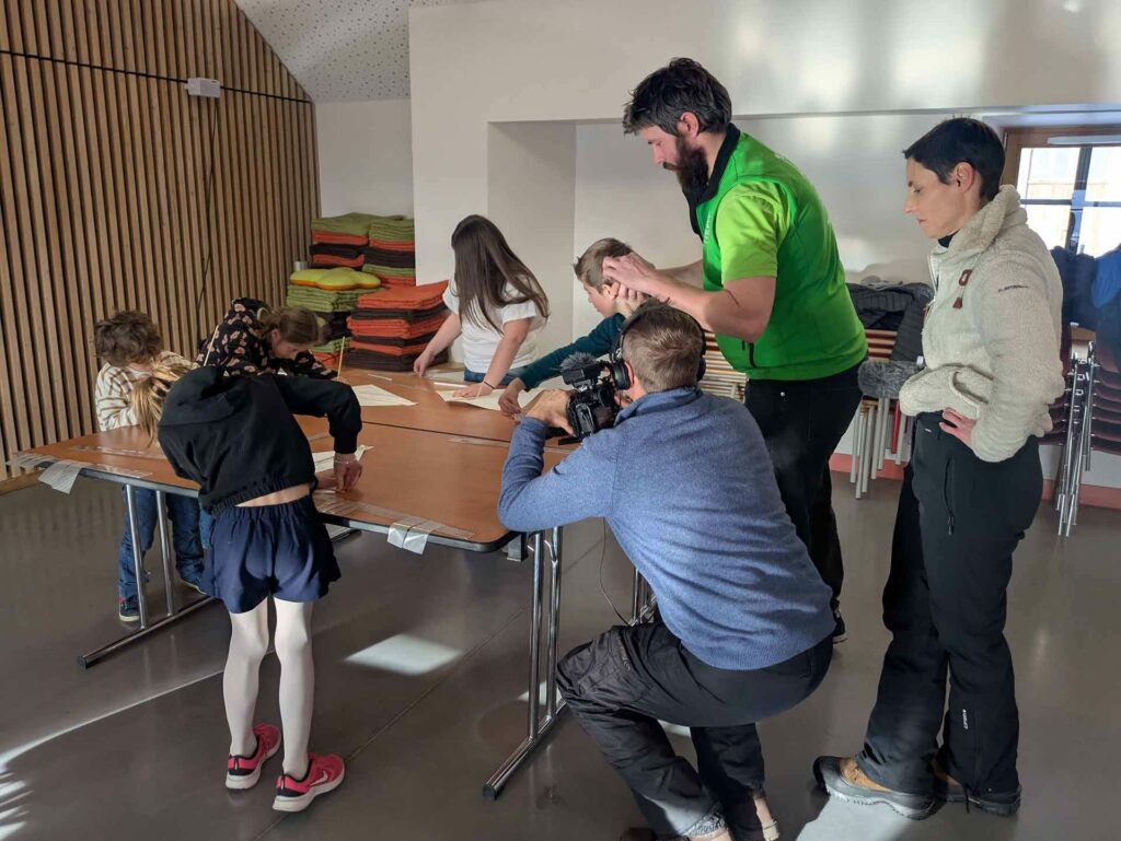 Atelier cerf-volant à l'École du vent